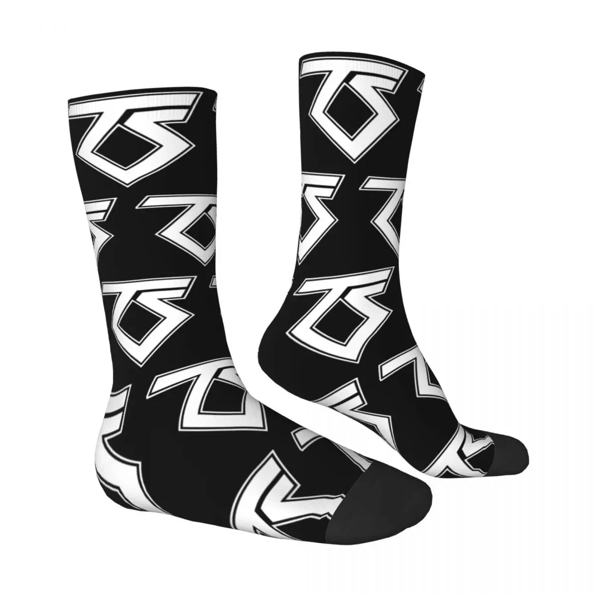 Twisted Sister Band Stockings Design Korean Socks Autumn Anti-Slip Socks Adults Men Outdoor Sports High Quality Socks