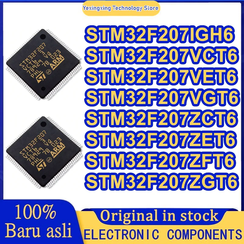 

STM32F207VCT6 STM32F207VET6 STM32F207VGT6 STM32F207ZCT6 STM32F207ZET6 STM32F207ZFT6 STM32F207ZGT6 STM32F207IGH6 IC Chip in stock