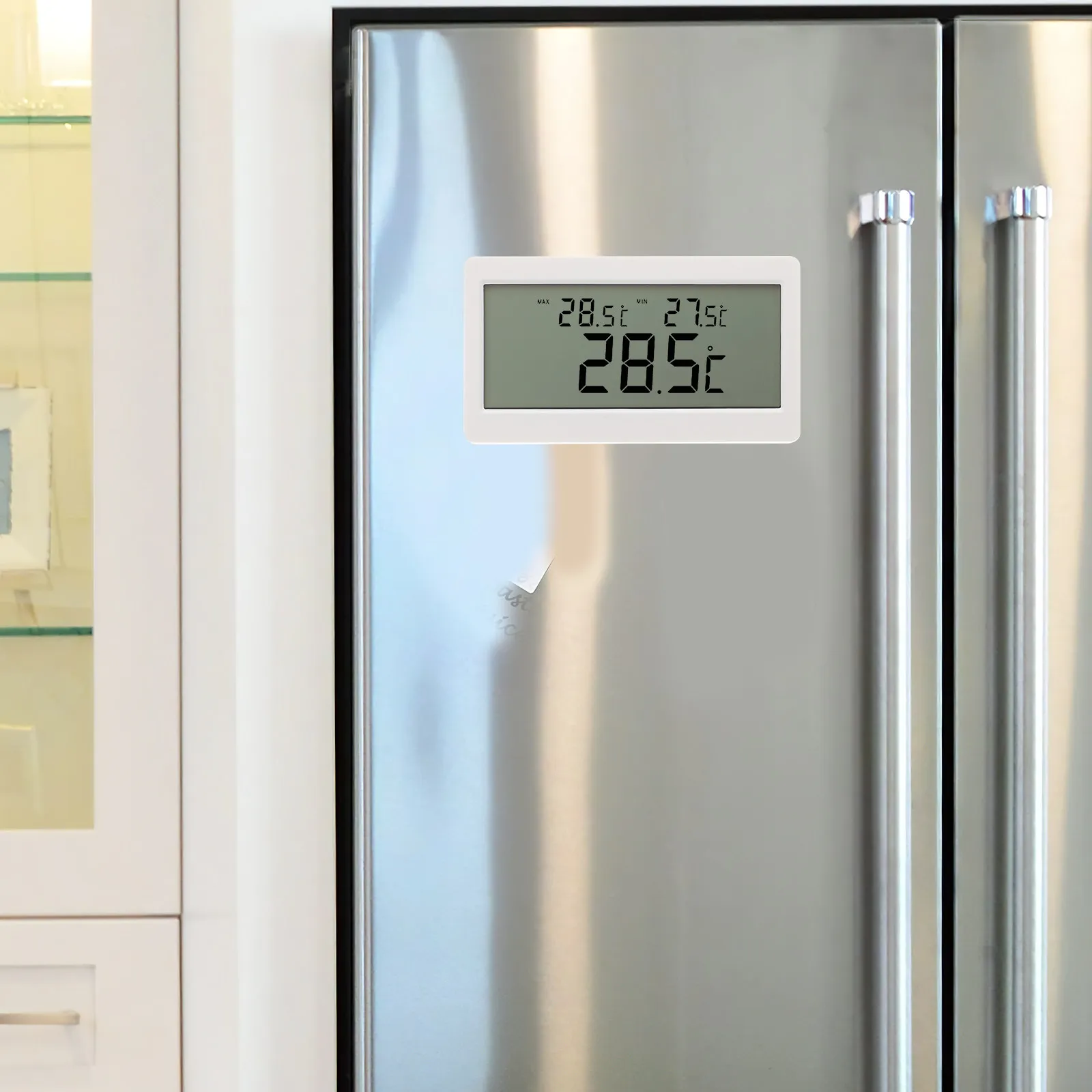 Mini LCD Digital Hygrometer Temperature Thermometer Indoor Outdoor Sucker Wall Hanging Humidity Monitor Accurate High Precision
