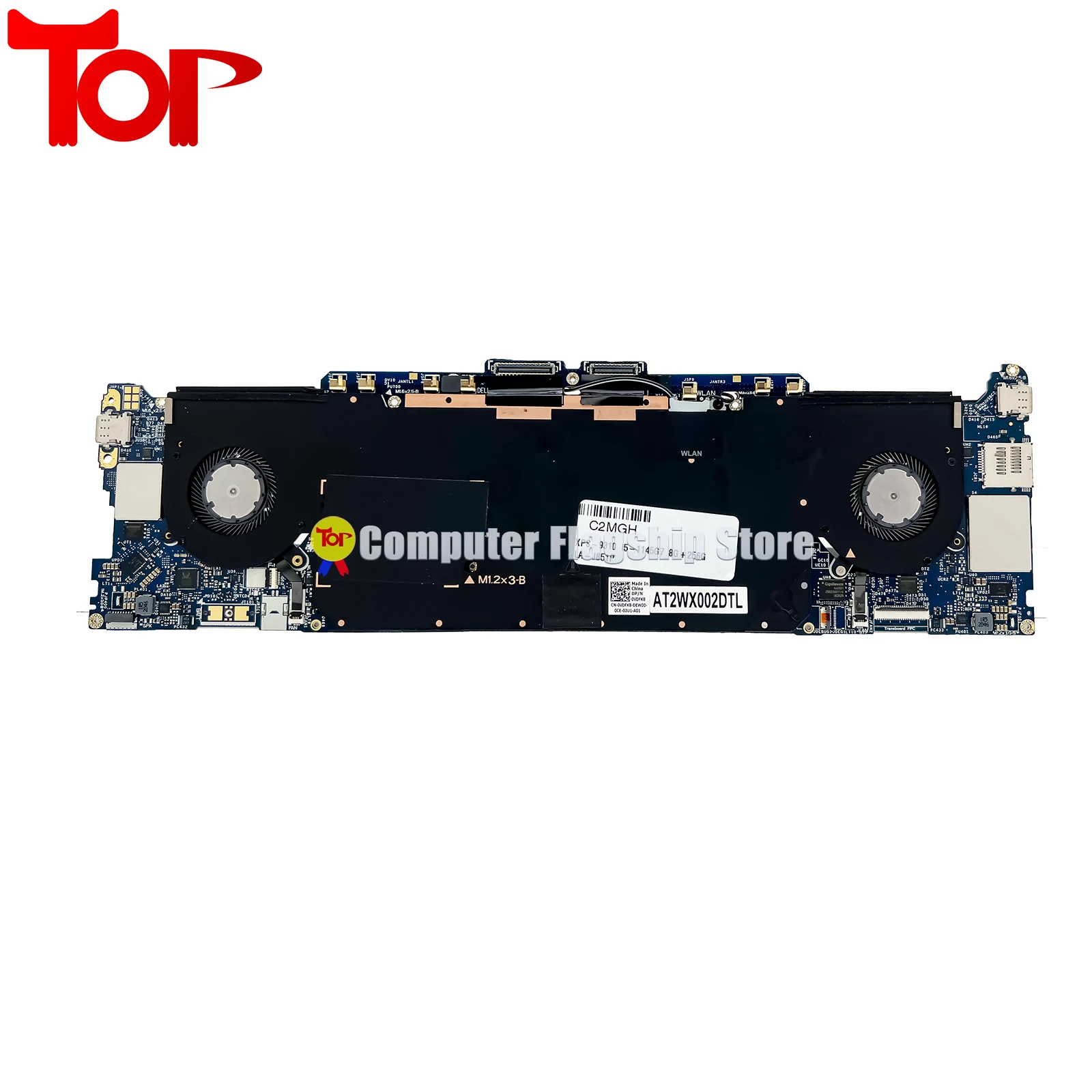 XPS-13-9310 Mainboard Inspiron C2MGH For DELL Laptop LA-J851P Motherboard i5-1145G7 i3-1115G4 CPU 8+256-SSD Maintherboard