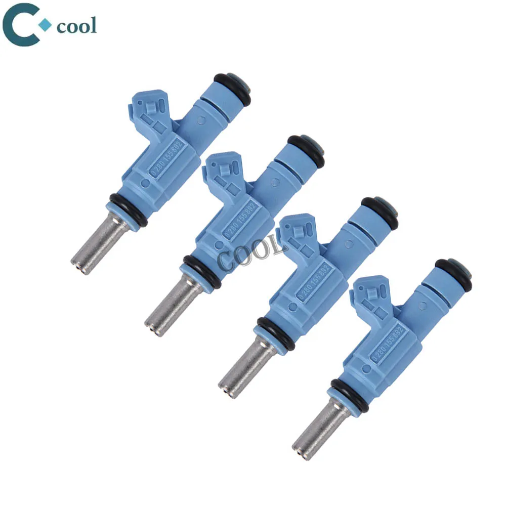 4 pieces 06A906031J 0280155892 New Fuel Injector For Audii TT 1.8T 62529 2000-2002