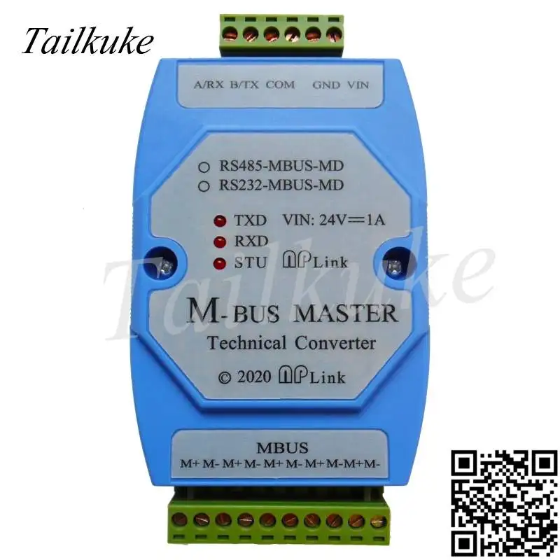 Industrial grade isolated RS485 to MBUS main fully isolated wide voltage power supply 350 load MBUS concentrator