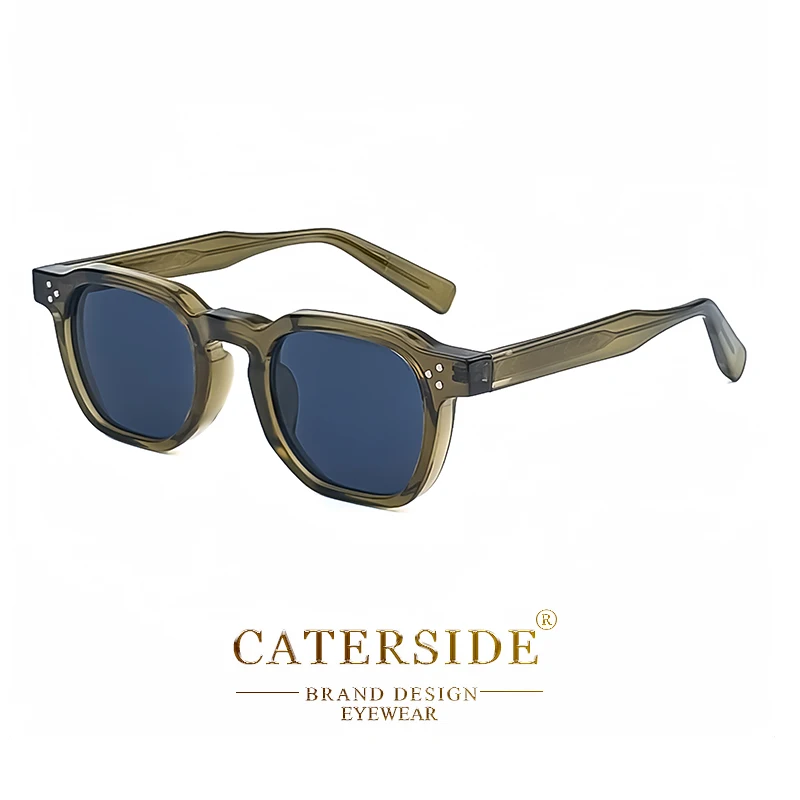 CATERSIDE Neue Retro-Punk-Sonnenbrille für Herren, quadratisch, personalisiertes Design, Brille für Damen, modische Partybrille, Festival-Geschenk, 2 Stück – Detail 14