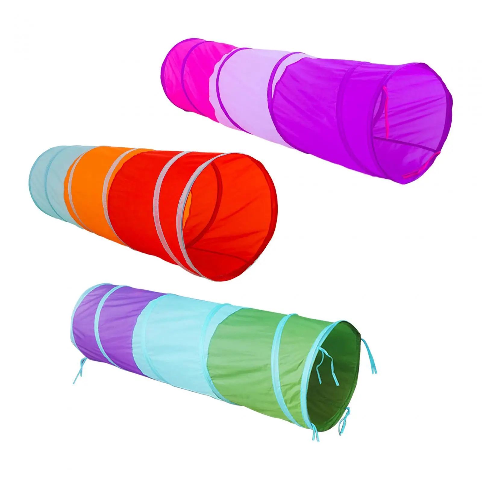 Tunnel pliable portable pour enfants, jouets colorés, salon