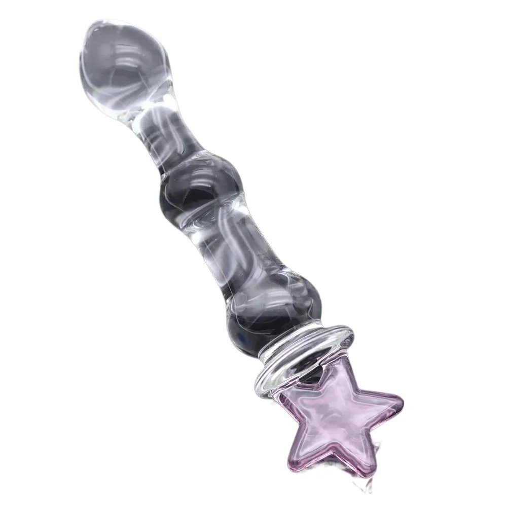 Prostate Massager Adult Products Clear Toy for Women Insert Vagina Sex Toy Anal Masturbation Crystal Glass Anal Plug Butt Plug