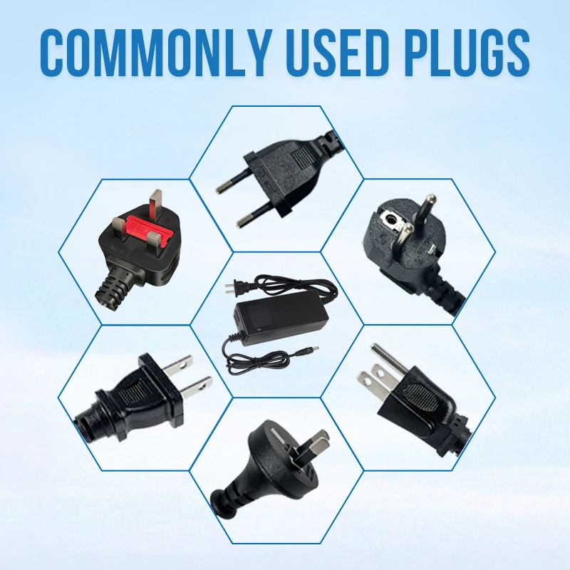 YZPOWER 25.2V 4A 5S شاحن ليثيوم أيون مع شاشة LCD |   OEM/ODM مخصص للمركبات الإلكترونية (حماية الشحن الزائد CE/الشحن الزائد)