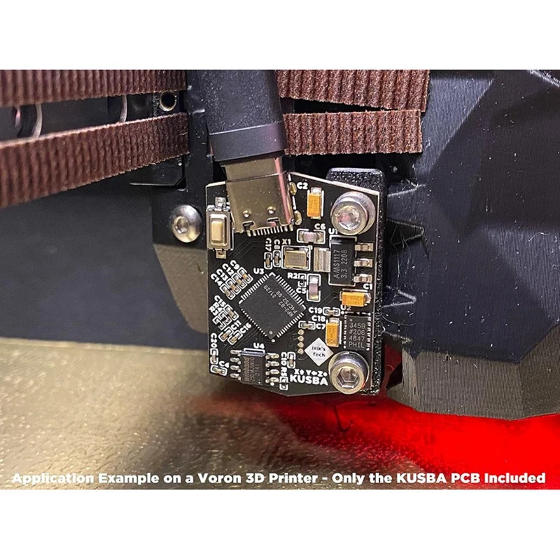 Kusba USB ADXL345 accelerometer PCB 2.4 Klipper อินพุต Shaper ปรับเทียบอัตโนมัติอินเตอร์เฟซ USB สำหรับ DIY เครื่องพิมพ์3D หรือ voron ทนทาน