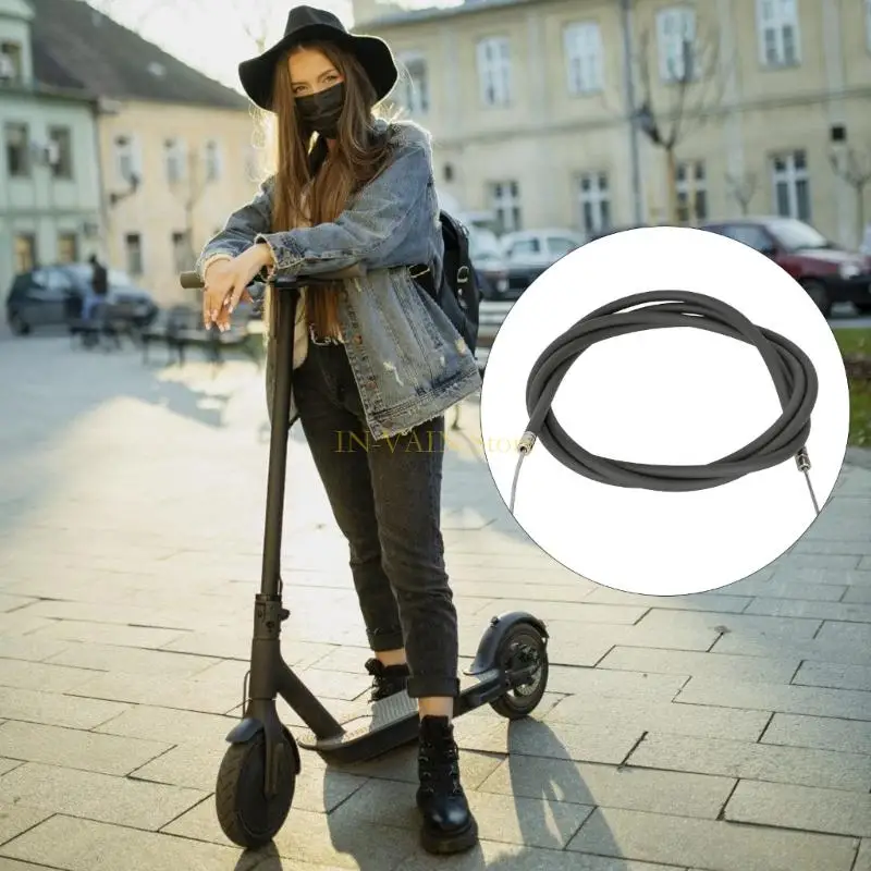 M5TC سكوتر كهربائي خط الفرامل الأمامية عالية الأداء سكوتر صيانة خط استبدال طول 140 سنتيمتر كابل فرامل يد #4