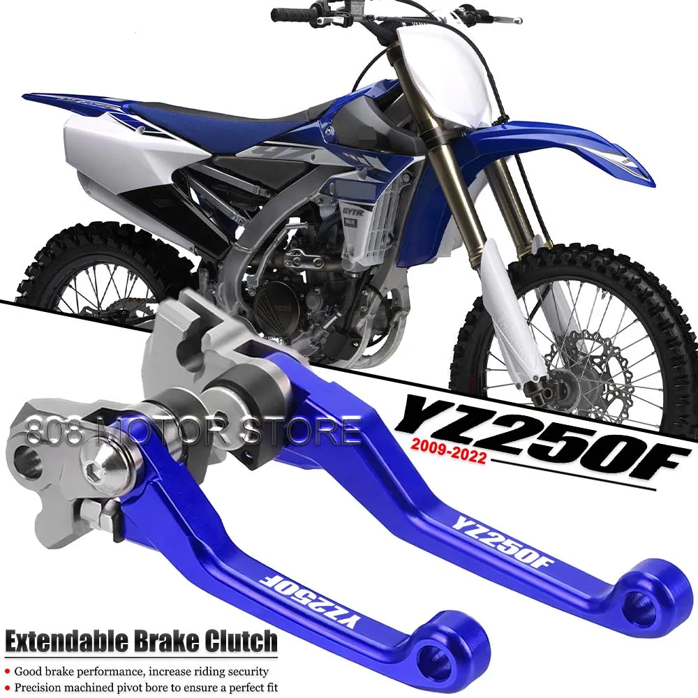 

For YZ250F yz250f 2009-2022 Motorcycle Accessories CNC Brake Clutch Levers Adjustable Extendable Handlebar Grips