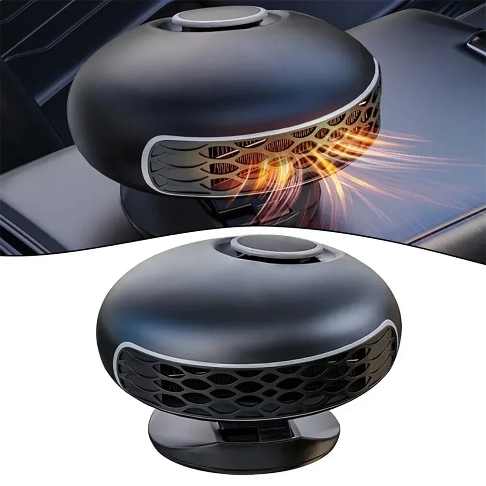 Car Heater 12V 150W Portable Car Heater Fan 2 IN 1 360 Degree Cooling Heating Auto Windshield Defroster Car Anti-Fog Heater