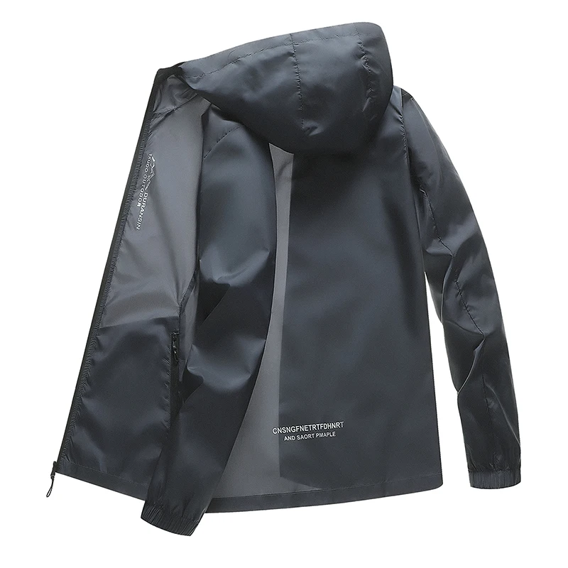 Summer Outdoor Comprehensive Training Sports Leisure Sun Protection Clothing for Men Lightweight Breathable UV Resistant Jacket