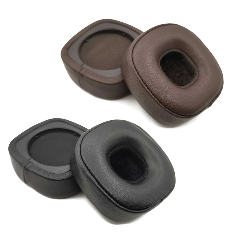Penggantian bantalan telinga kulit domba bantalan telinga bantal untuk Marshall Major 2 3 4 MID ANC Headset suku cadang perbaikan