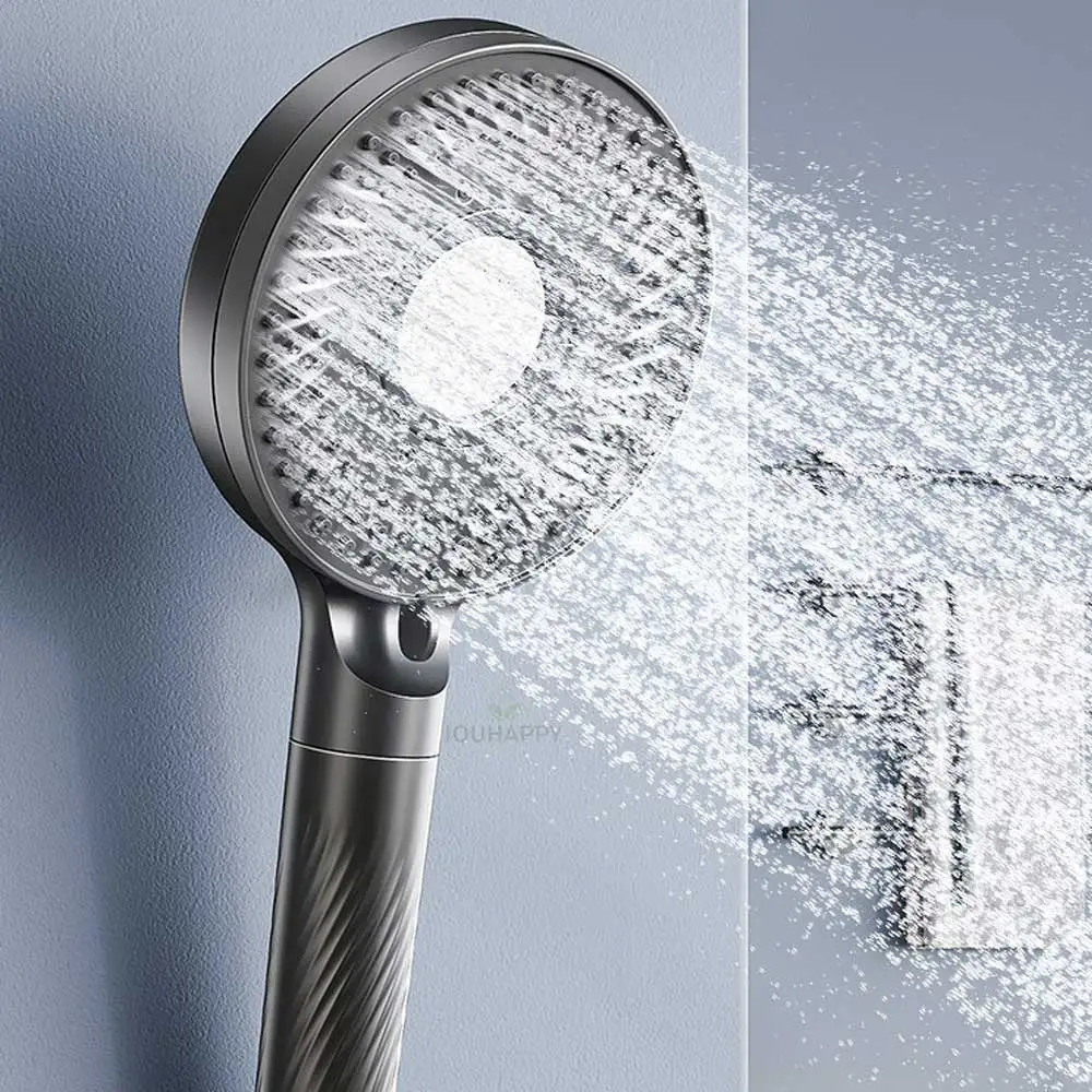 

High Pressure Shower Head with Filter Handheld 5 Speed Water Outlet Showerhead Large Flow Shower for Bathroom Accessories