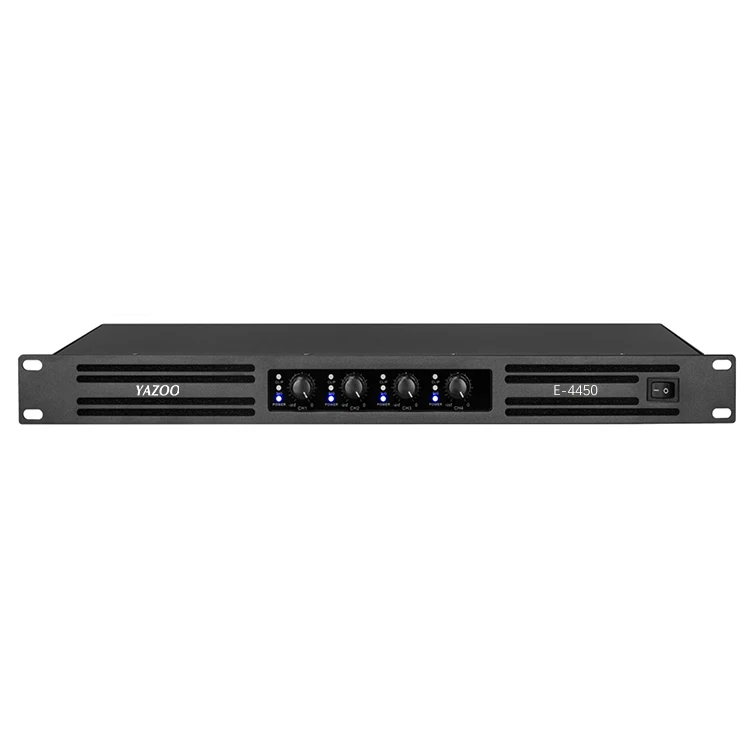 

Factory Wholesale Price Hight Quality Class d 4 Channel 1U 4*450W Digital Amplifier with Good Price