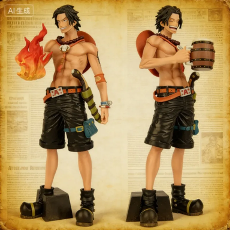 

Spot SaleBanpresto One Piece Anime Figurines Grandista Nero Portgas D Ace PVC Action Figures Collectible Mol Toys Figurals Brinq