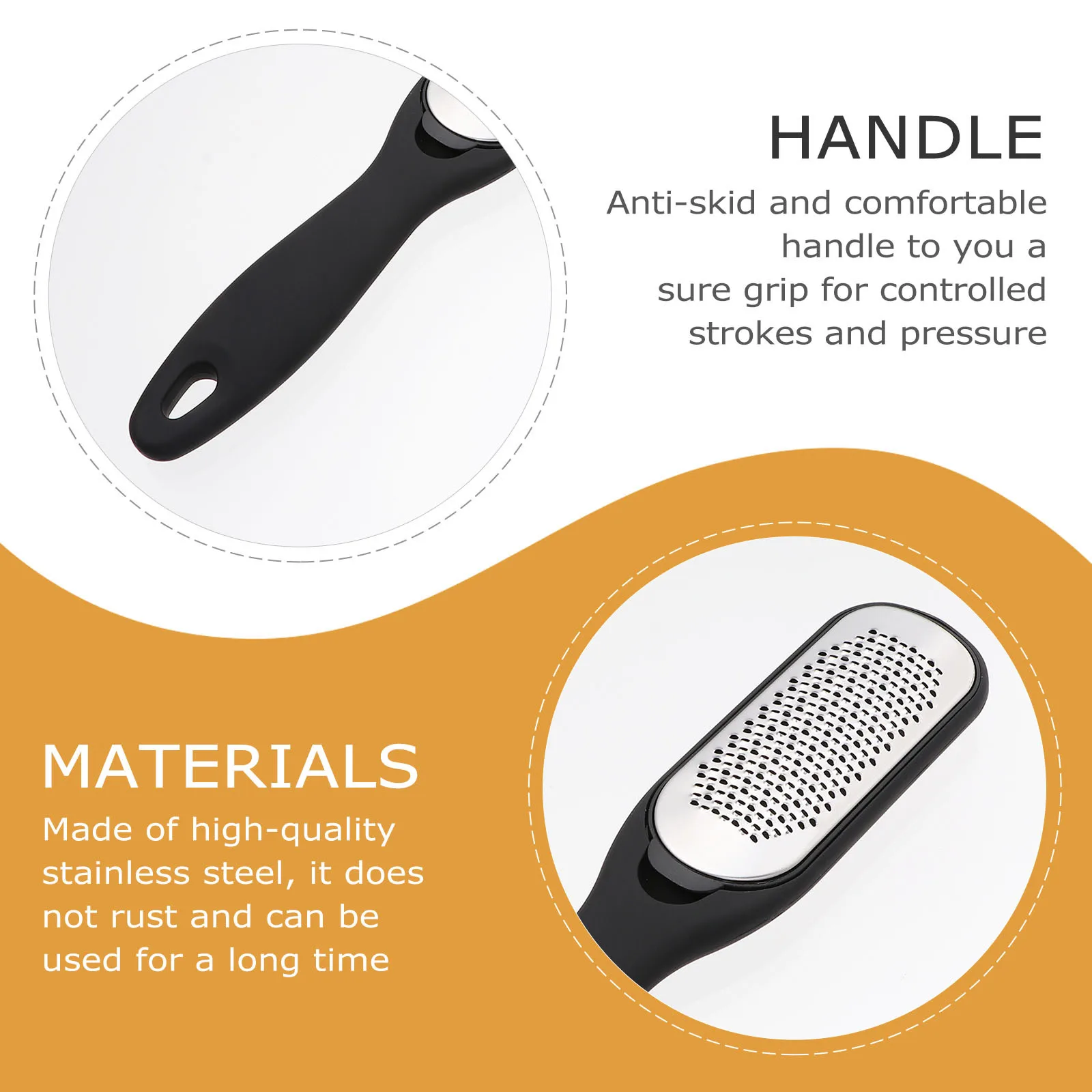 

2 шт. скребок для ног, сверхмощный инструмент для удаления мозолей из нержавеющей стали, эргономичный дизайн, легкий безопасный инструмент для педикюра