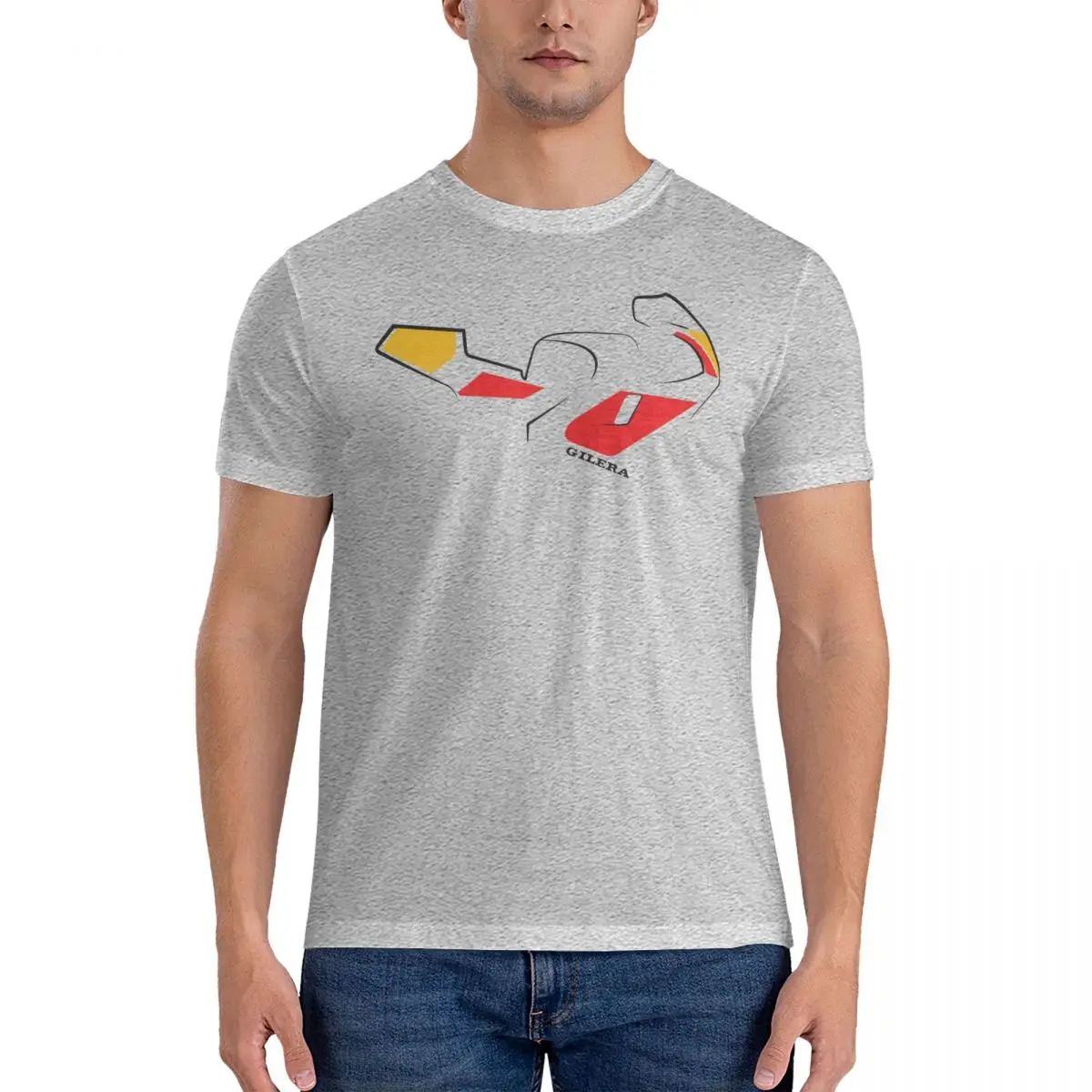 Cool Sp02 T-Shirts Men Crewneck Pure Cotton T Shirts Gilera Moto Short Sleeve Tee Shirt Gift Idea Tops