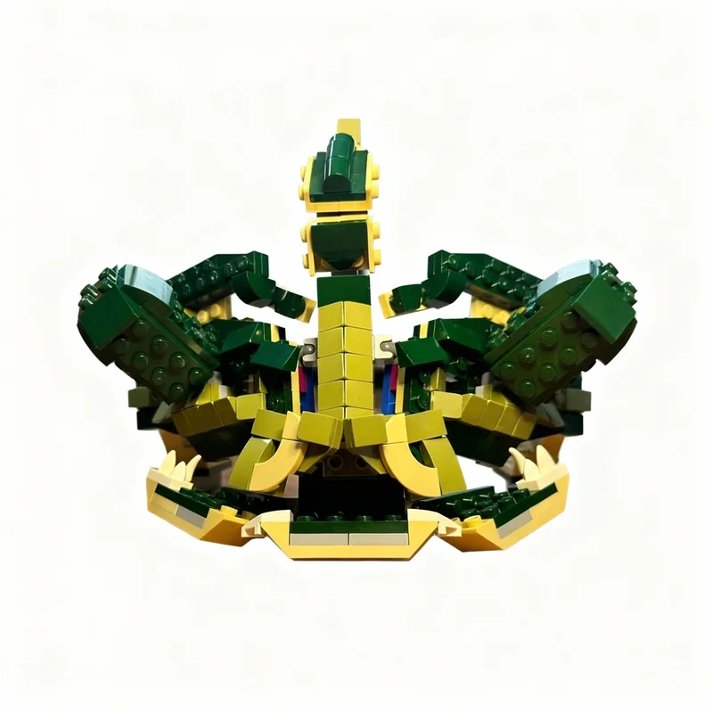 352pcs MOC Creator Creator 3-in-1 31121-Mysterious Sanxingdui Mask（Alternate） Model Building Blocks Assemble Idea Collection