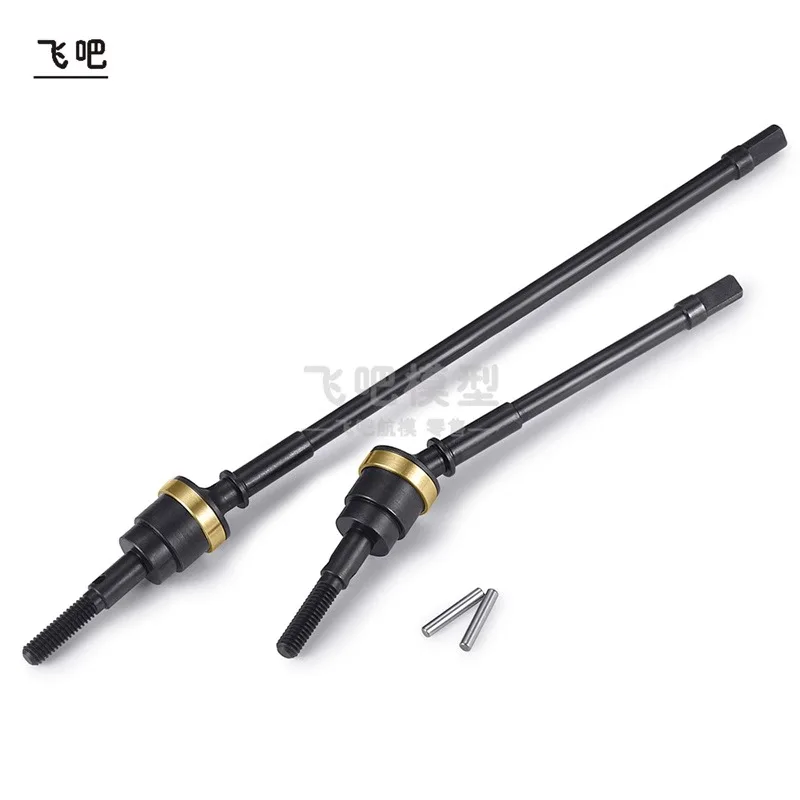 Metal Front Axle Universal Drive Shaft Dog Bone CVD for Wraith Ghost AX90018 90020 90031 Modification Accessories