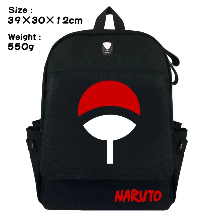 Naruto School Bag Uzumaki Naruto Laptop Backpack Stationery Kakashi Uchiha Itachi Travel Bag Uchiha Sasuke Student Opening Gift