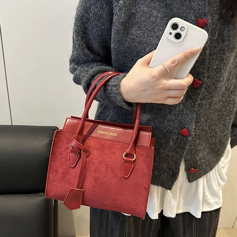 

Women's Color-Blocked Small Square Bag, Large Capacity & High-End Crossbody, Stylish & Versatile Casual Purse