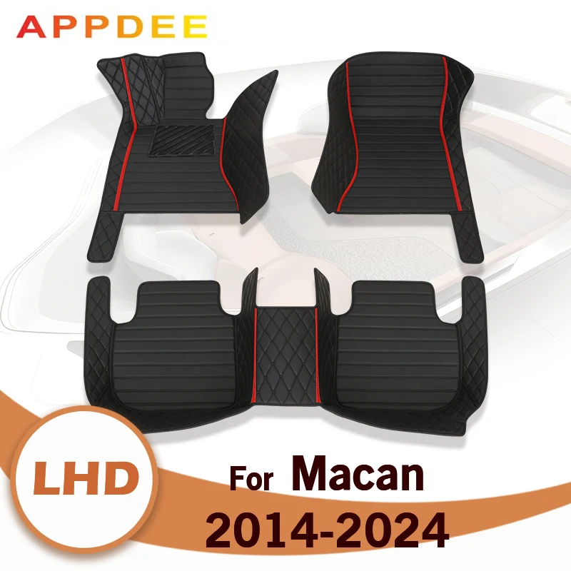 

Car floor mats for Porsche Macan 2014-2024 15 16 17 18 19 20 21 22 23 Custom auto foot Pads automobile carpet cover