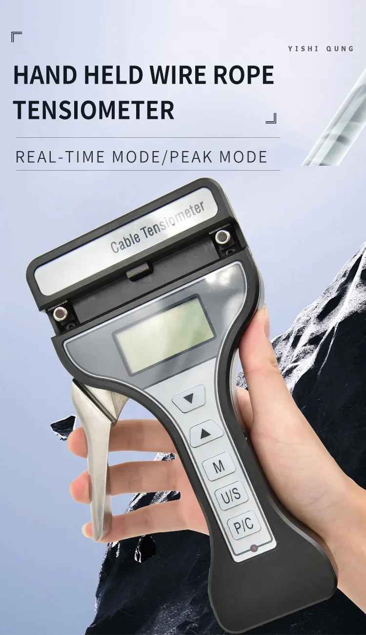 

2026 High Precision Handheld Portable Cable Wire Rope Tension Meter Manufacturer