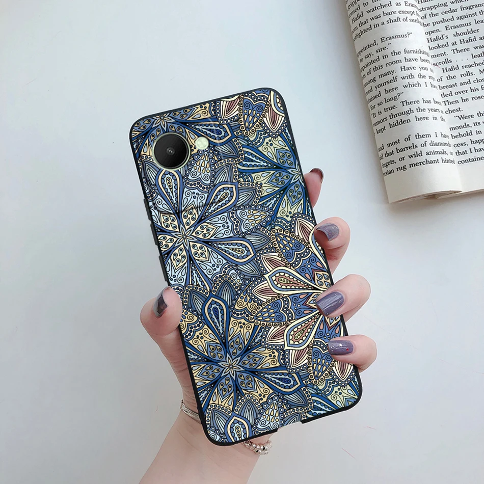 Cartoon Silicone Case For Realme C30 C30S Narzo 50i Prime Back Cover Cute Flower Soft TPU Funda For Realme C30 C30S C 30 S Case