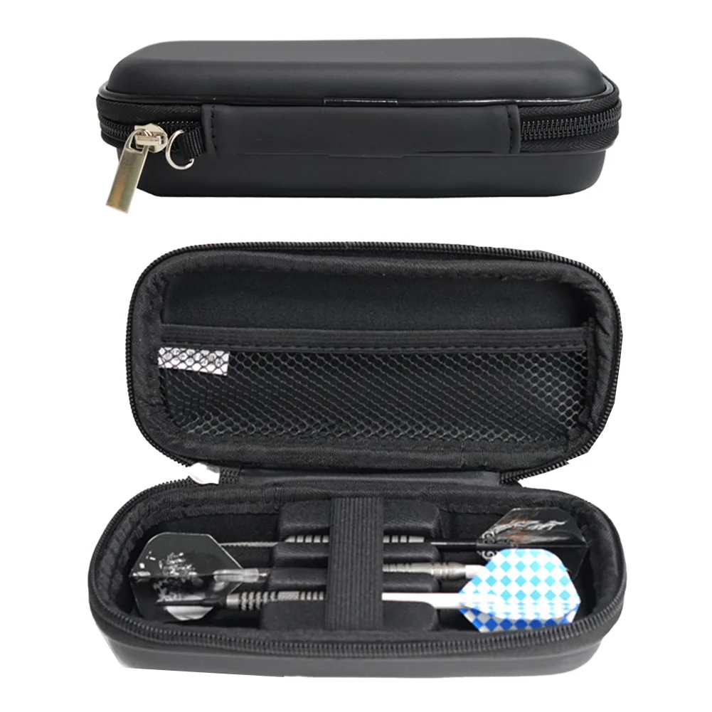 Darts Carrying Case With Inner Support Base 3/6 Cell Smooth Zip Closure Double-Protection Protective EVA Darts Holder Organizer