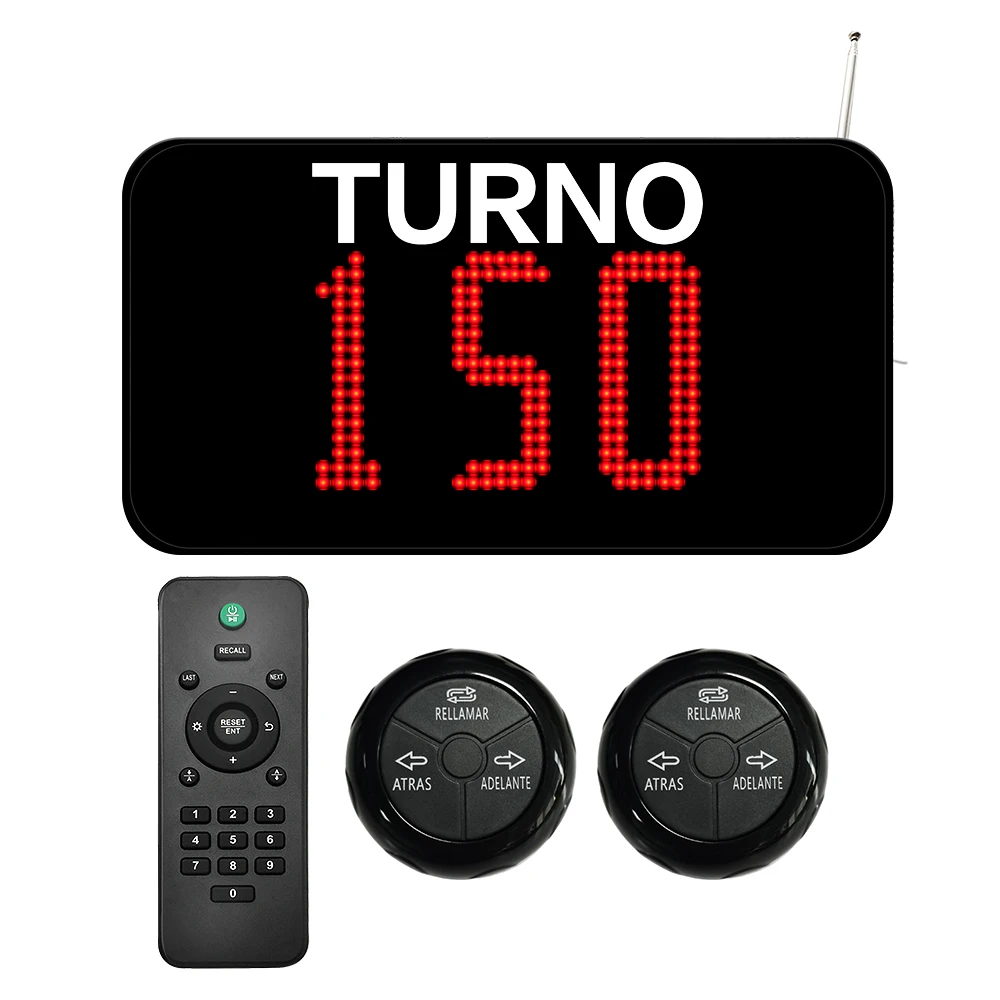 

Ycall Number Calling Wireless Restaurant Pager Queue Management System Machine (1 TURNO Screen 2 Next Button)