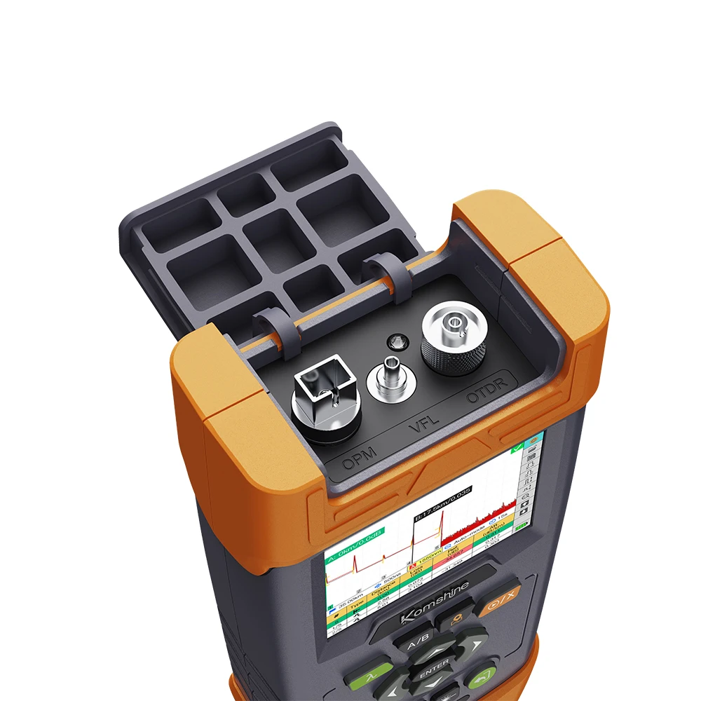 

Portable Mini Otdr Wavelength Optical Fiber Optic Tester OTDR Komshine QX55