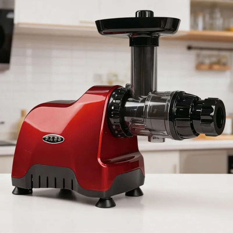 Slag juice separation light sound no piece slow grinding juicer, fully automatic household multi-functional juice pressing