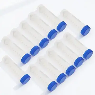 

50pcs Test High-Quality Plastic Science Screw Caps Conical Tubes For Labs Precision Measurement