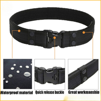 Men Adjustable Tactical Belt Buckle Tactical Bag Belt Waistband Military Rescue Useful Sport Belt