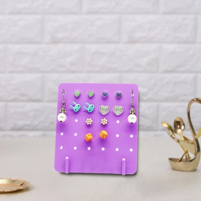 Earring Display Organiser Jewelry Rack Stand Earrings Showcase Studs