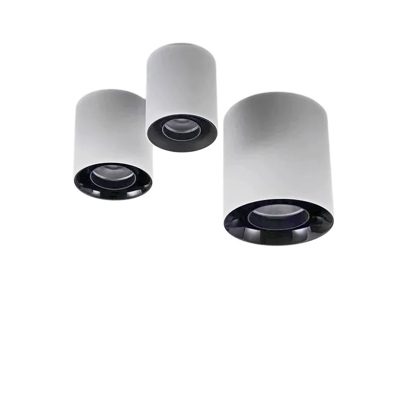 

Cylinder LED Downlights 24W 30W COB Ceiling Spot Lights AC85~260V Backg Round Lamps Lndoor Lighting lamp round led living white