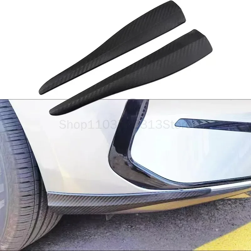 

Car Anti-collision Front and Rear Bumper Anti-collision Strips, Carbon Brazed Pattern, Anti-scratch Rubber Strips