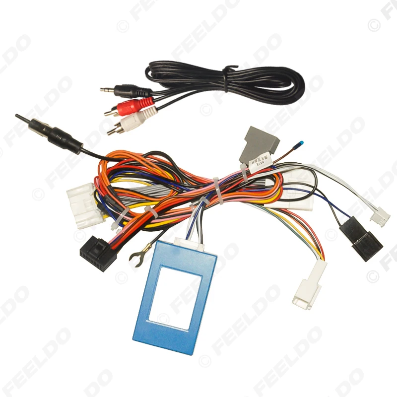 FEELDO Car Audio 16PIN Android Power Calbe für Nissan Teana DVD Player Kabelbaum Adapter