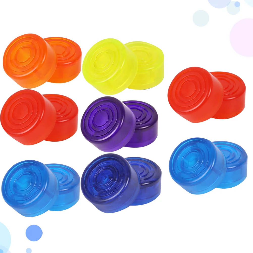 

16pcs Guitar Effect Footswitch Topper Foot Nail Pedal Topper Anti-Slip Colorful Protection for Guitar Pedal Effect (Mixed Type)