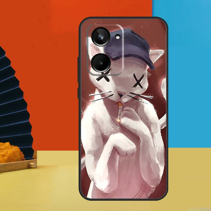 Lovejoy Cat Are You Alright For Realme C51 C53 C55 C35 C33 C31 C30 C25 C21Y GT Neo 5 GT5 GT3 9 10 11 12 Pro Plus Case