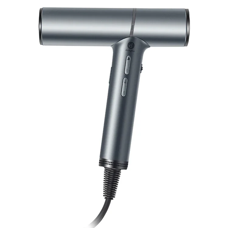 

US Warehouse Free Shipping DY HD07 Blue Leather Gift Box Accessories 5 in 1 Professional Negative Ion Leafless DY Hair Dryer