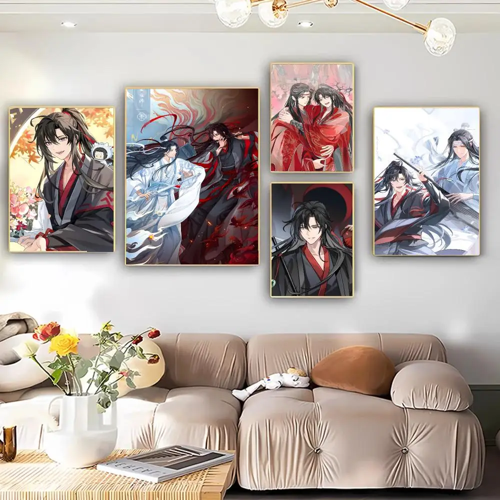 Anime Mo Dao Zu Shi Poster Art HD Advanced Aesthetic Printing Paper Wall Art For Living Room Home Decor