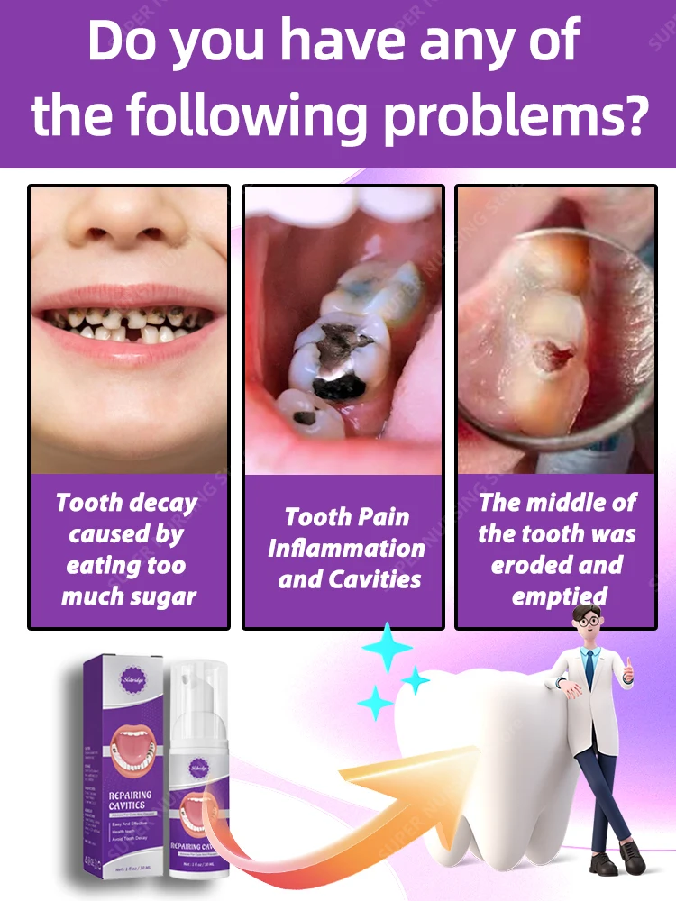 Solves caries and tooth decay problems