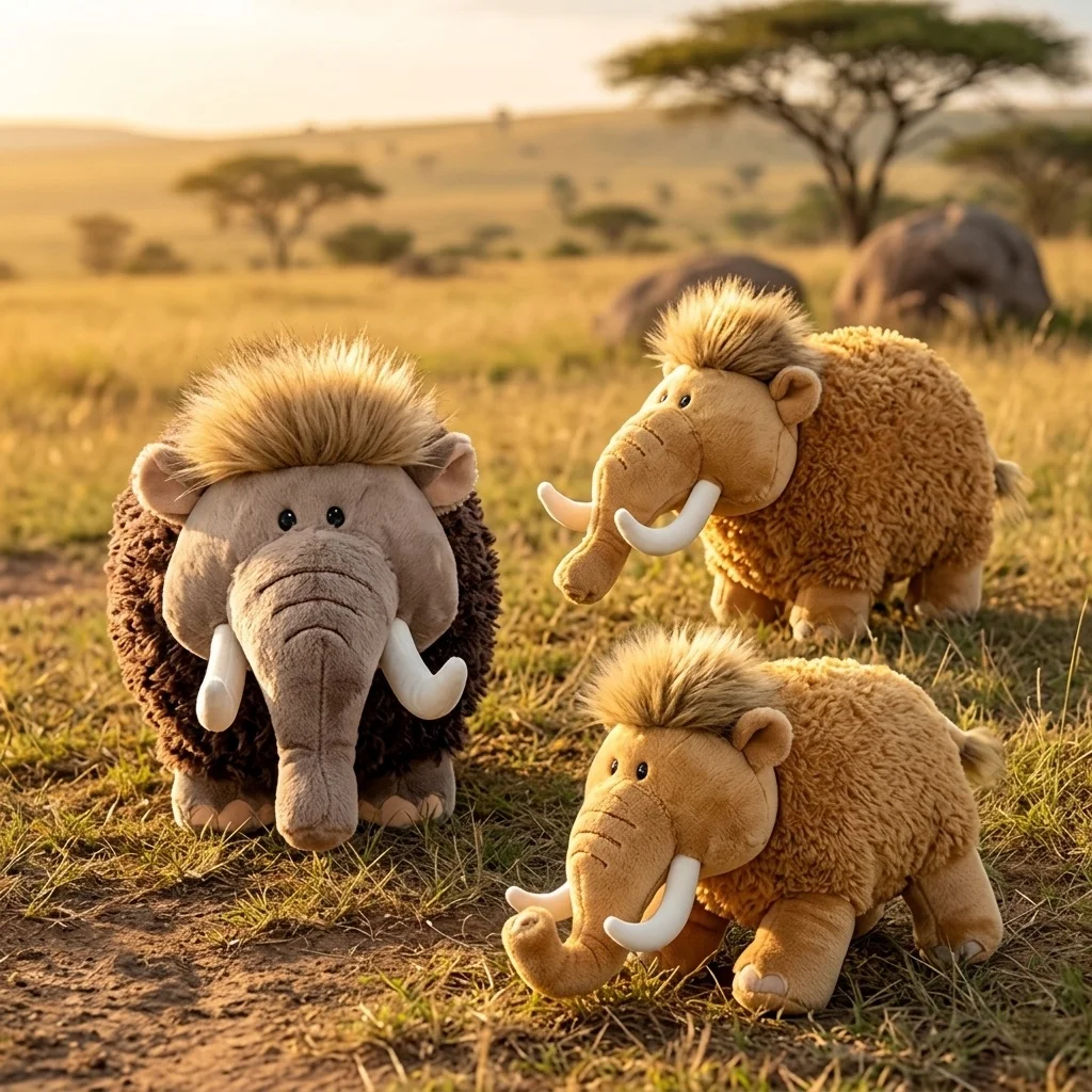 

Elephant Plush Toy Simulated Mammoth Squishy Stuffed Doll Adorably Room/Desktop Decor Toy Accompany Sleep Toy Birthday Gift