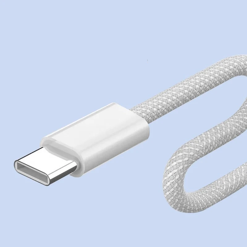 USB C to C 케이블 고속 충전 와이어, 아이폰 15 프로 플러스 맥스 아이패드 맥북용, 듀얼 C 타입 데이터 라인, 리테일 박스 포함, PD 60W, 25W, 2m