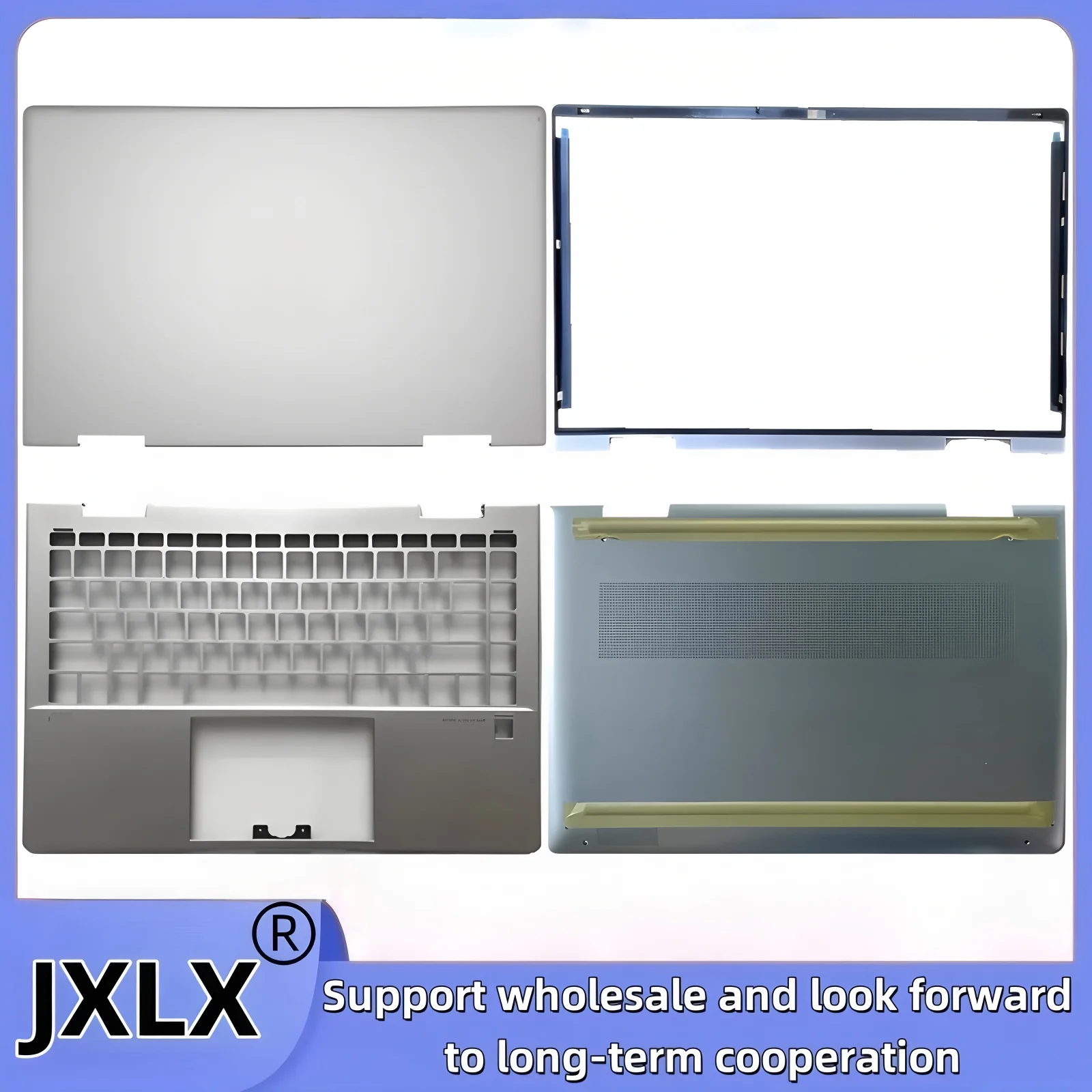 JXLX® New For HP ENVY 14 X360 14-ES TPN-W158 Laptop LCD Back Cover Top Case/Front Bezel Cover/Palmrest Cover/Bottom Base Cover