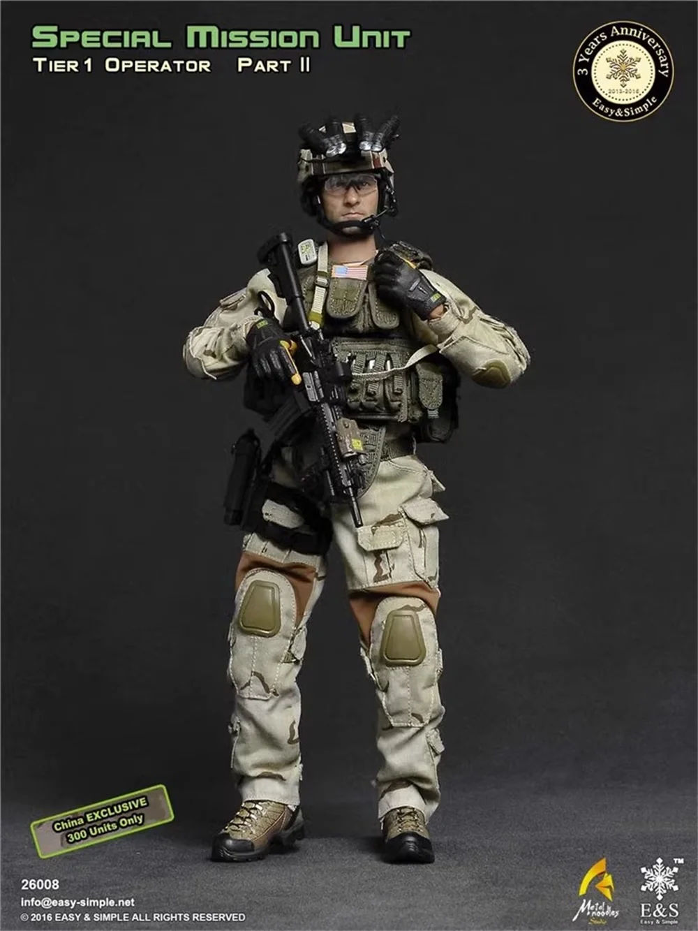 1/6 Easy&Simple Easy&Simple ES 26008 SMU 3th Anniversary Private Operation Soldier Version B Full Set Moveable Action Figure