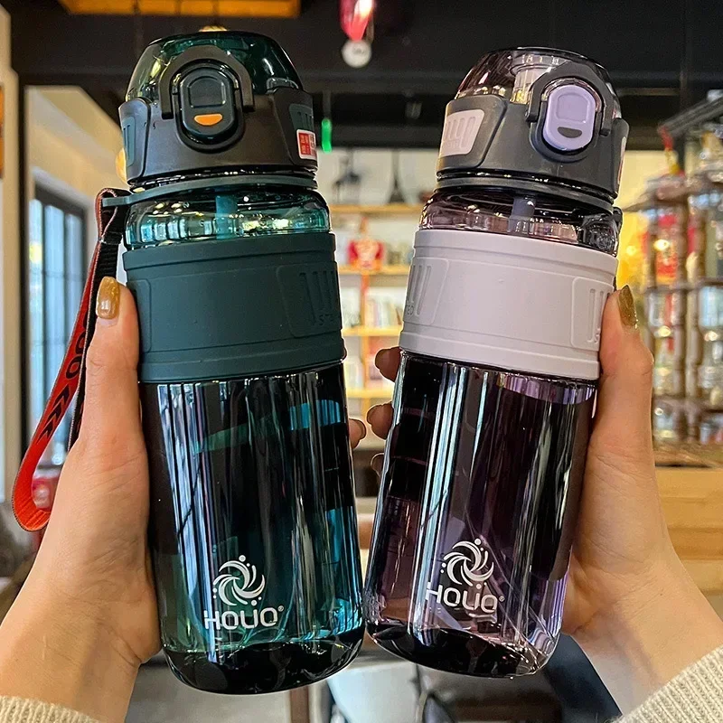 زجاجة مياه للسفر 1 لتر للرياضة كوب ماء بلاستيكي للفتيات الصبي المدرسة المحمولة 1 لتر 750 مللي غلاية ماء اللياقة البدنية الصالة الرياضية في الهواء الطلق