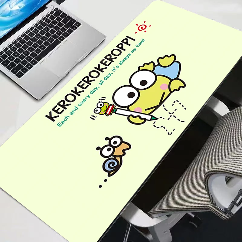 마우스 패드 Kero Kero Keroppi XXL 애니메이션 게임 액세서리 마우스패드 게이머 PC 컴플리트 컴퓨터 키보드 데스크 매트 Varmilo 테이블 패드