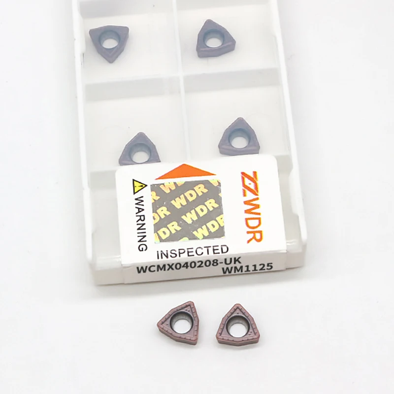 10 Uds. Cuchilla de perforación en U de alta calidad WCMX 030208   WCMX 040208   WCMX06T308 WCMX 080412   Insertos indexables UK 1125 para metal con taladro en U